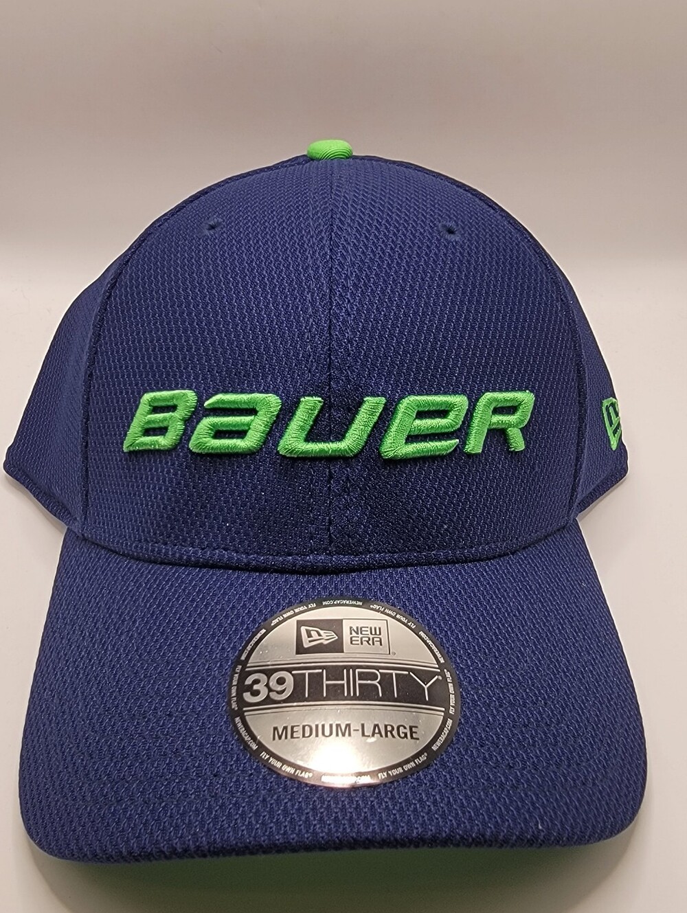 Bauer Men's Navy & Green Logo Cap